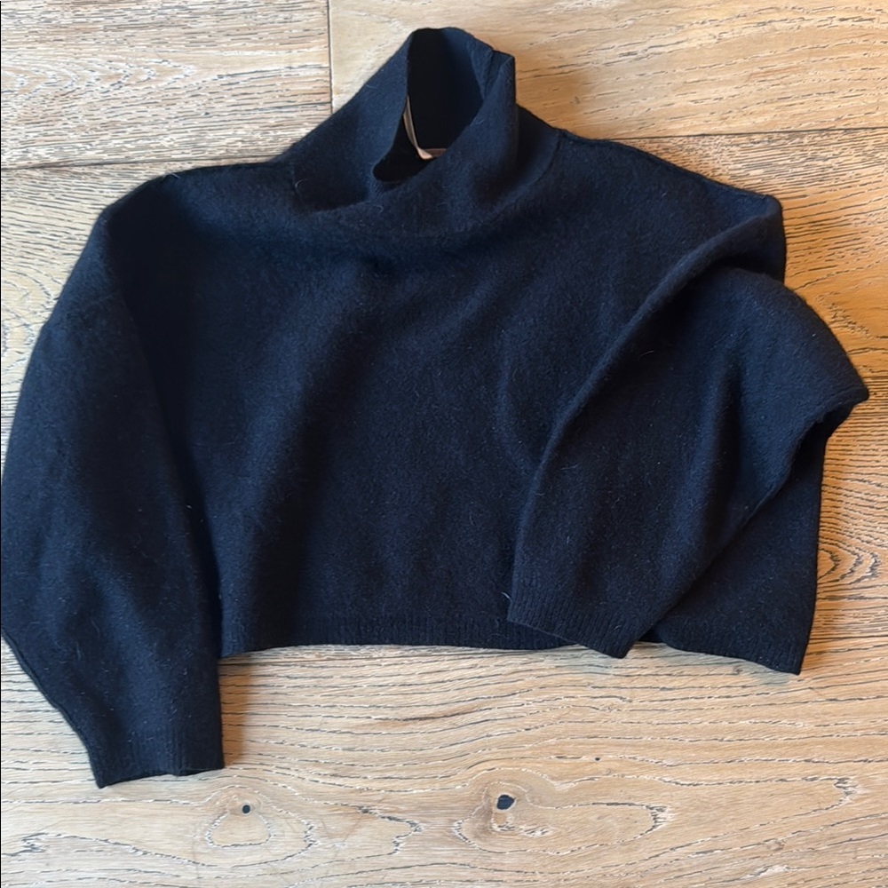 Black Turtleneck Sweater